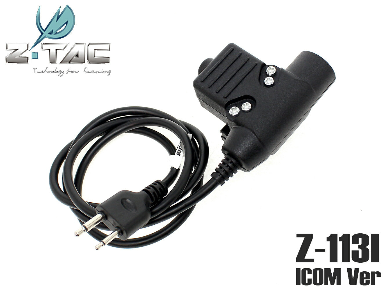 Z-TACTICAL NEXUS U94タイプ PTTスイッチ [適合：ICOM / KENWOOD / 3.5