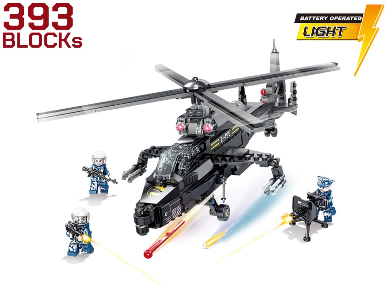 AFM 中国軍 Z-19E 攻撃ヘリコプター 393Blocks | ミリタリーベース