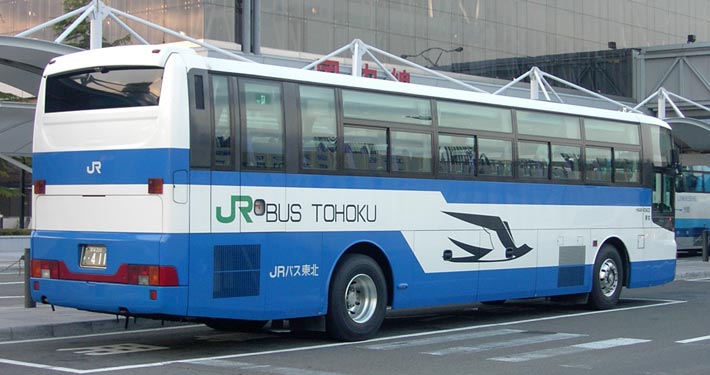 JRバス東北 日産UDスペースアローハイデッカー「代行車」