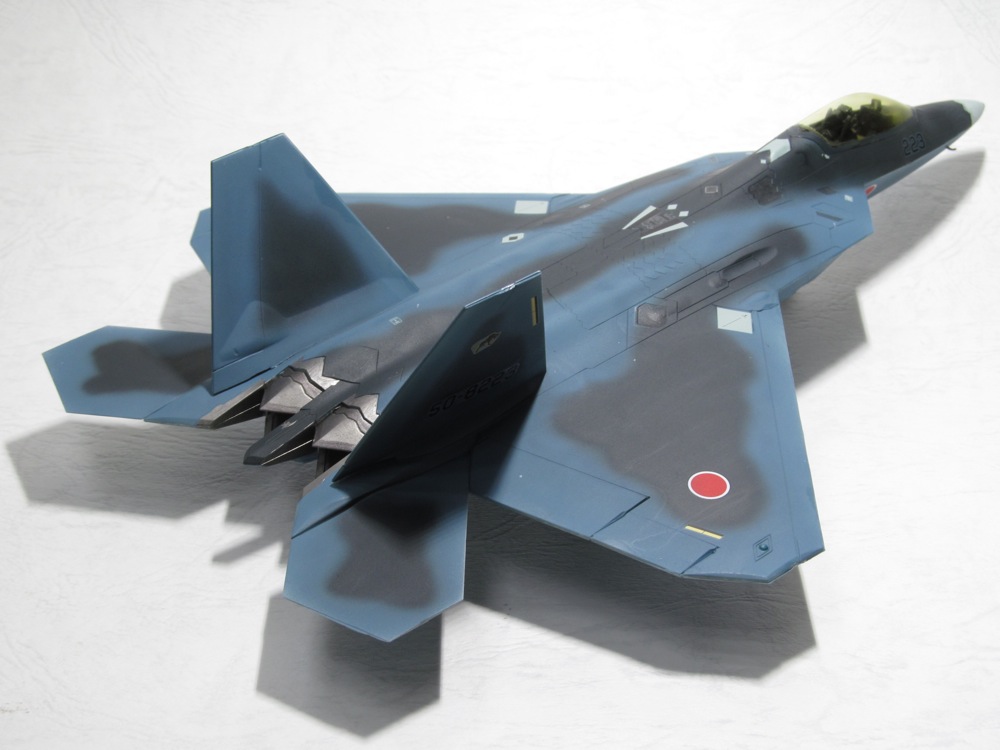 ハセガワ 1/72 航空自衛隊 F-22 ラプター 洋上迷彩 プラモデル 02088