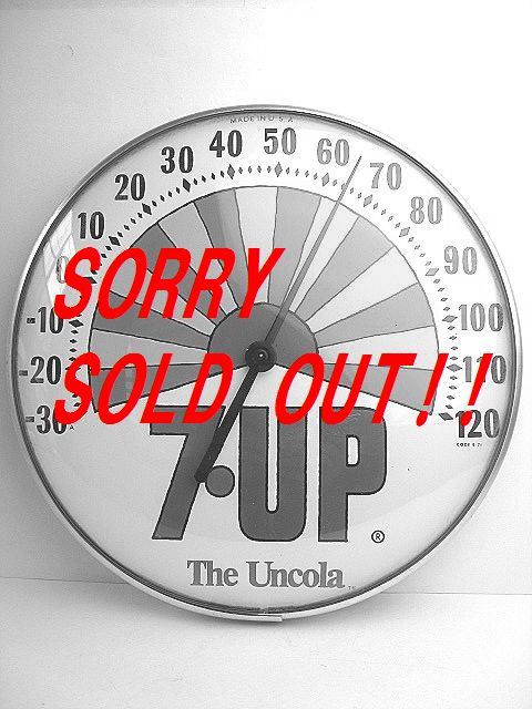 70's ピーターマックス PETER MAX 7UP 温度計 ヴィンテージ 70's