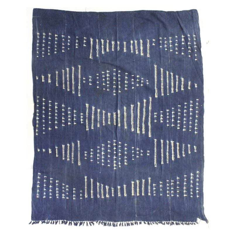 アフリカ マリ共和国 ドゴン族 藍染 大判布 LLサイズ No.76 藍染め布