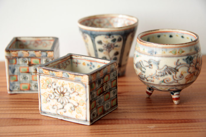 松浦コータローさん パンダと猫 八角形皿 器 松浦コータローさん