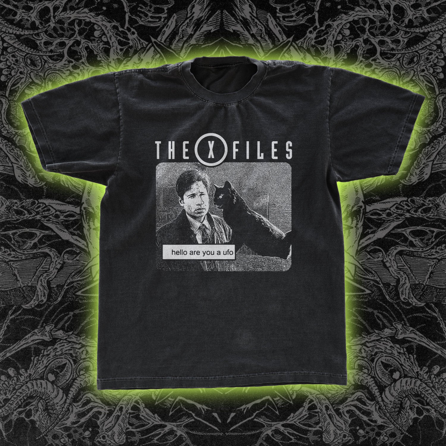 X-Files Hello Are You A UFO - Classic Tee