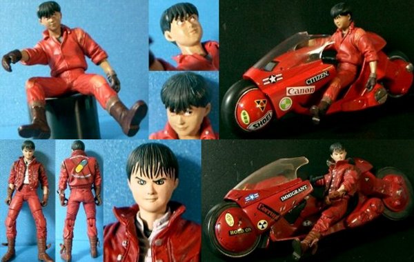 マクファーレントイズ AKIRA 金田 金田のバイク 鉄雄 フィギュア AKIRA