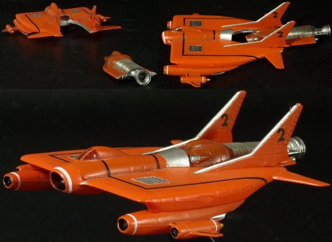 △謎の円盤UFOルナキャリア&ルナ宇宙艇Luna Carrierレジンキット