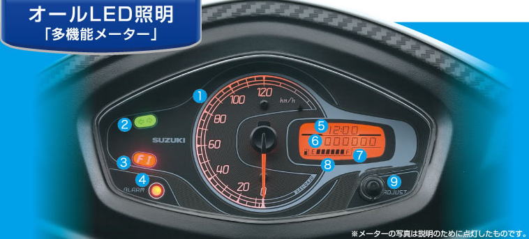 アドレスV125S リミテッド アドレスV125S CF4MA メーター メーター