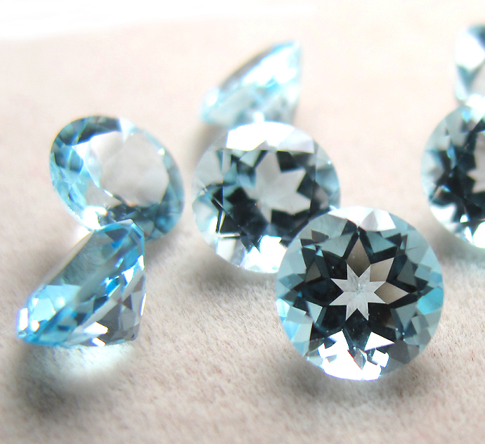 高品質ブルートパーズ裸石ルースブラジル産15ct