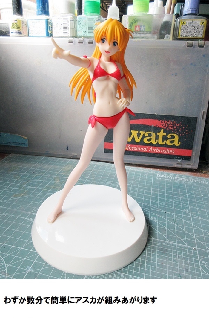 アッセンブル・ヒロインズ『式波・アスカ・ラングレー』の水着色替えに