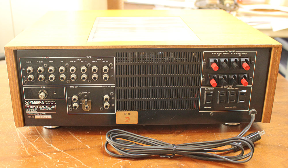 K メーター不調 あとはOK！YAMAHA CA-1000Ⅲ 公式 ステレオプリメイン