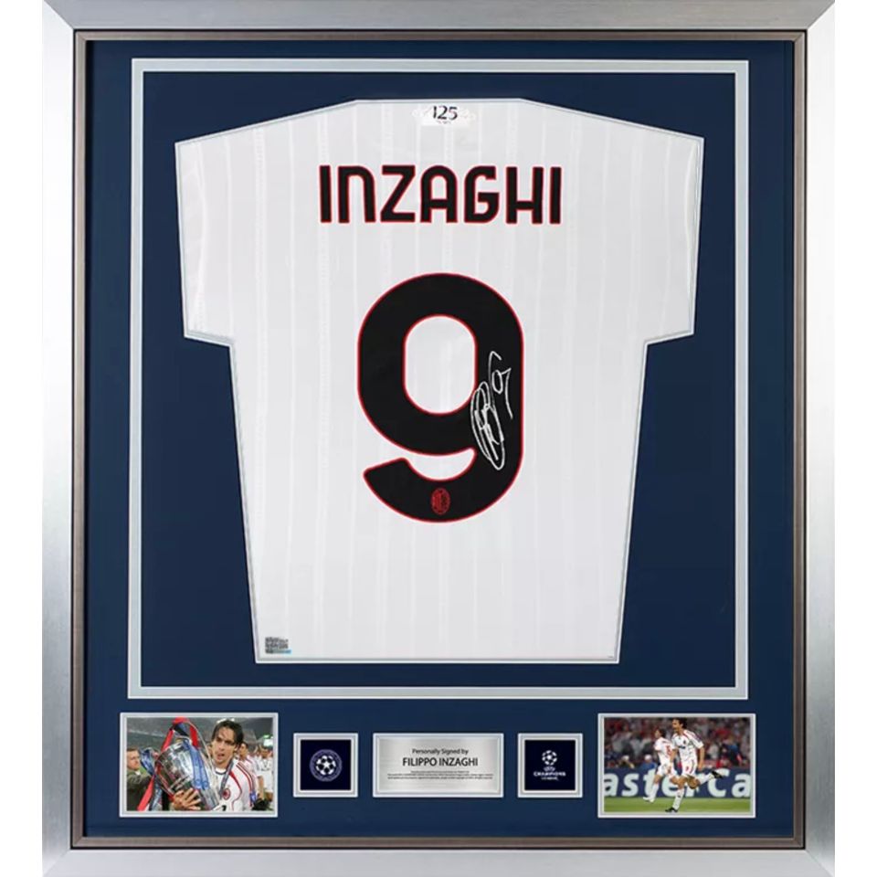 フィリッポ・インザーギ 【直筆サイン入り】 UEFAチャンピオンズリーグ