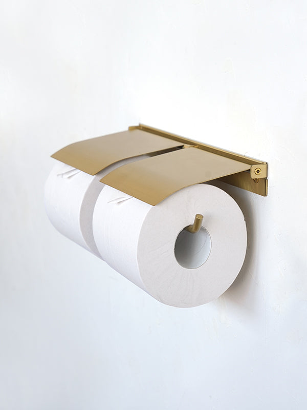 flap ペーパーホルダーダブル ブラス