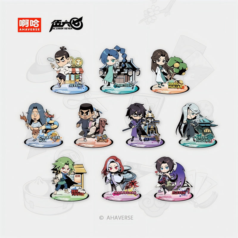 Scissor Seven 7th Anniversary Series Character Standee – AHAMINE