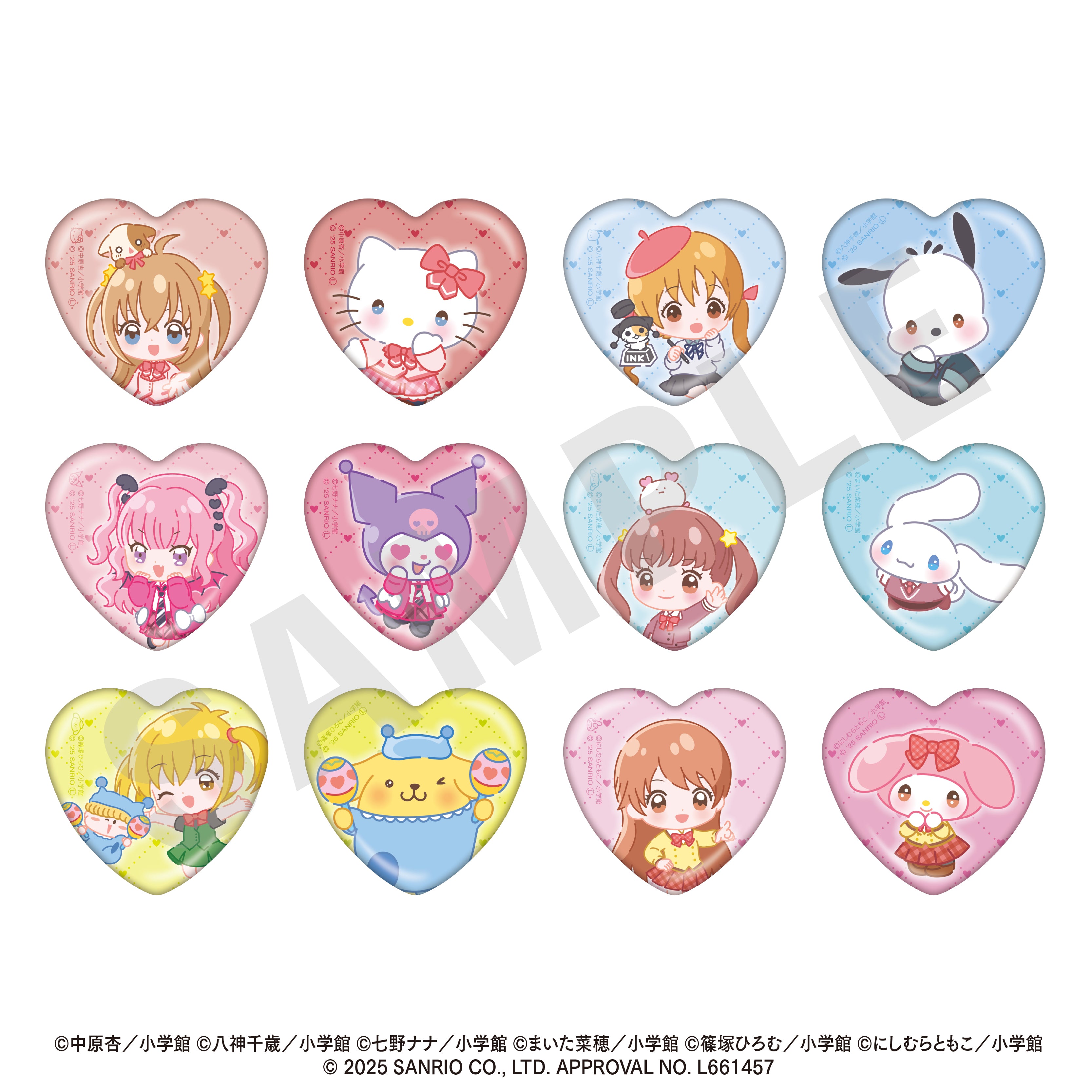 全種セット】ちゃおヒロインズ×サンリオキャラクターズ トレーディング