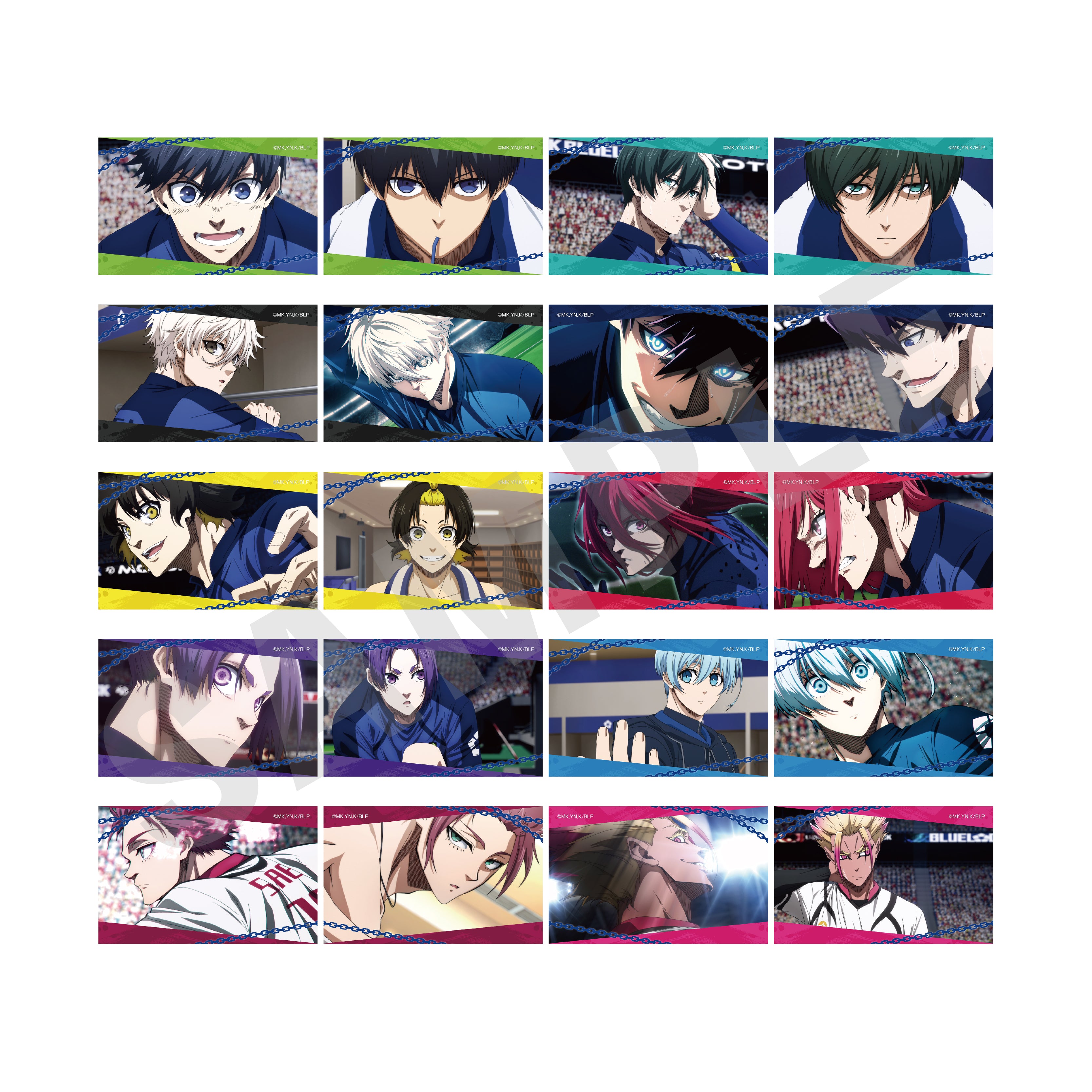 ブルーロック 雪宮 ブルロ ランダム ブロマイド ファミマプリント 85枚