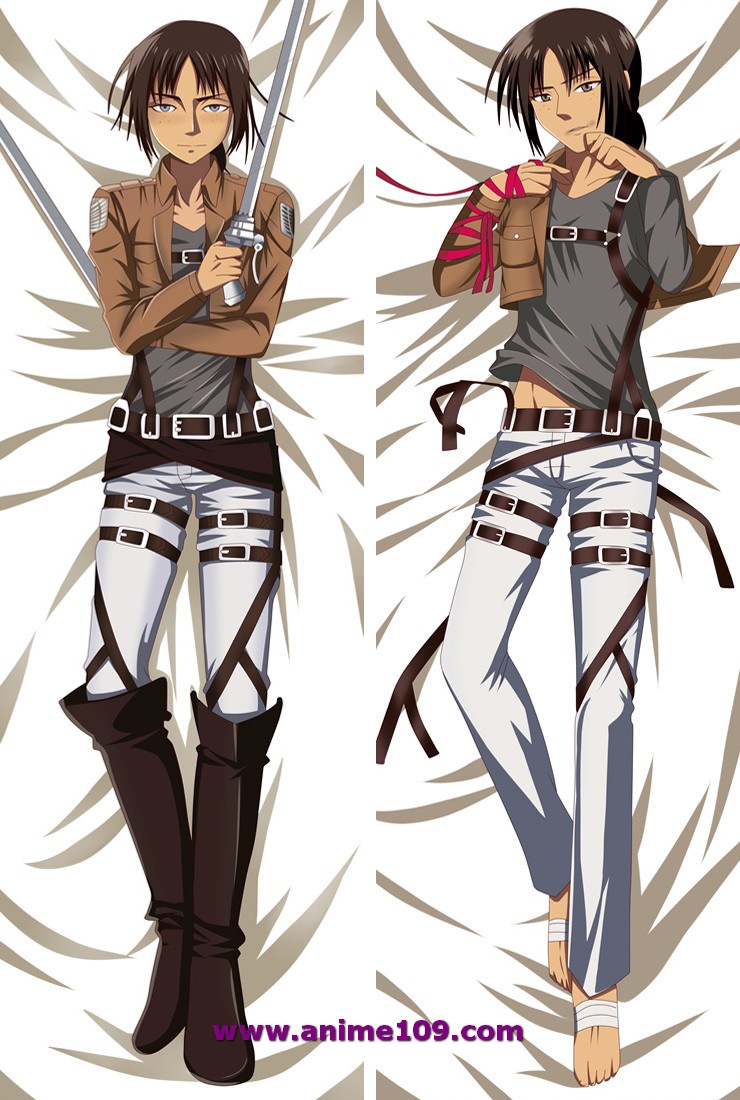 進撃の巨人 抱き枕カバーB リヴァイ兵長 新品 進撃の巨人 抱き枕カバー