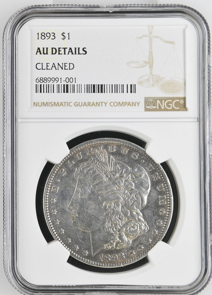 1893年 アメリカ モルガンダラー銀貨 AU DETAILS CLEANED | 港区虎ノ門