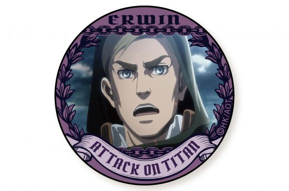 進撃の巨人 エレン リヴァイ兵長 アクアマリン 会場限定 缶バッジ