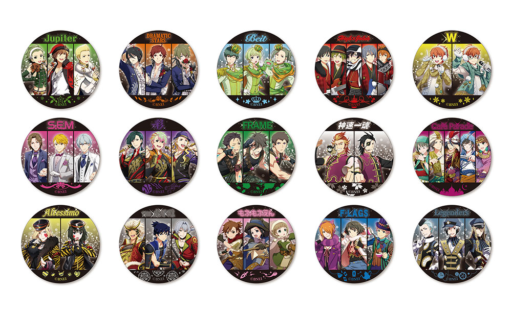 アイドルマスター SideM トレーディングユニット缶バッジ | 株式会社