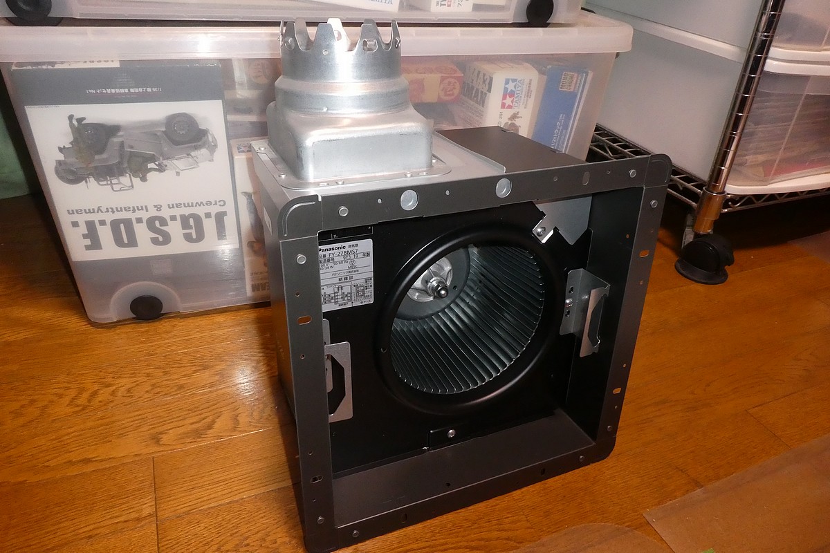 塗装ブース 自分で組み立て 換気扇なし パナソニックFY-27BK7用 - 模型