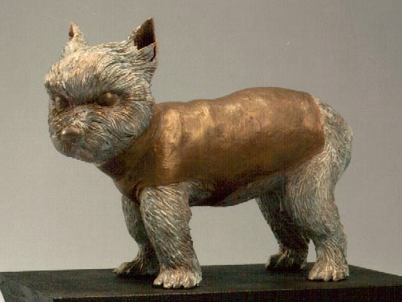 猫】ブロンズ鋳造 33cm ルーヴル美術館工房監修 猫】ブロンズ鋳造 33cm