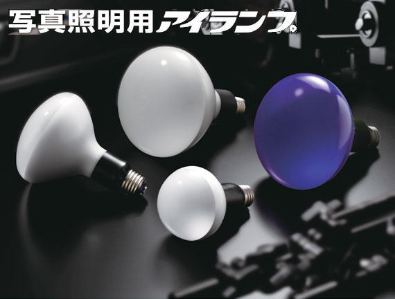 yjm16_アイランプ PRF500WD 100V フラッド 4個セット 岩崎 写真照明用