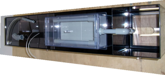 アクリル水槽 1200 4面黒・上部濾過・コーナーカバー・蓋！ アクリル