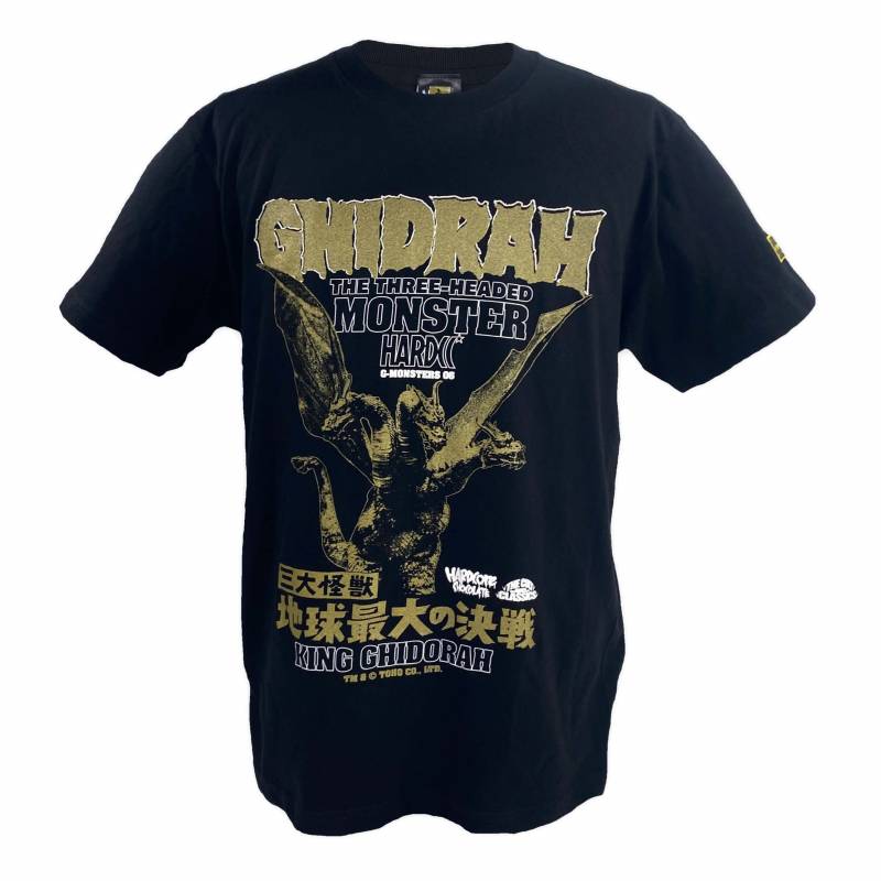 ゴジラ キングギドラ (引力光線ブラック) Tシャツ – プロレス専門店