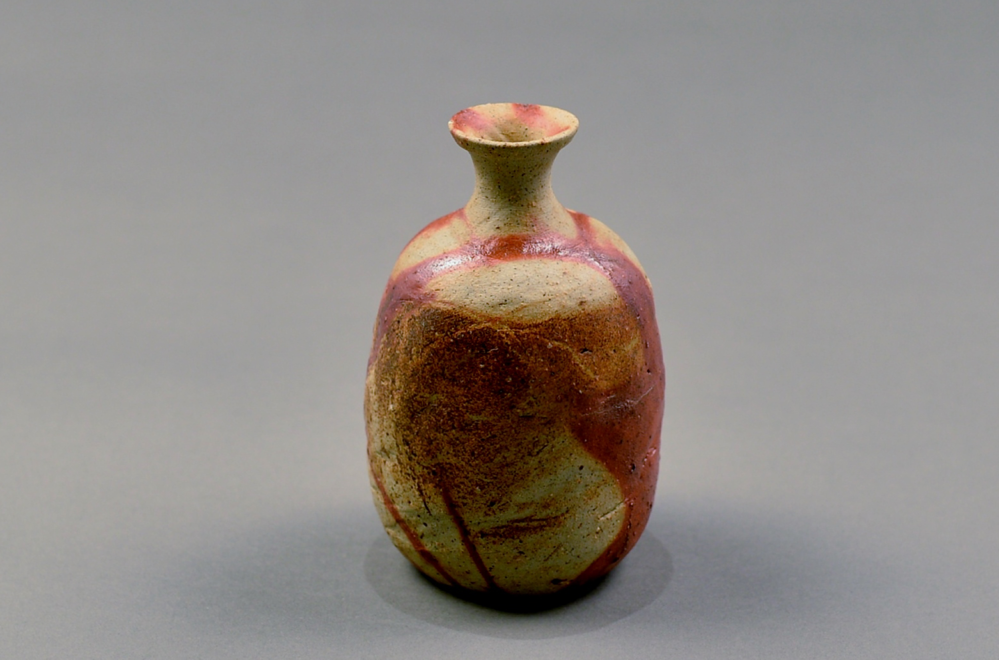 備前焼⑪蕪徳利 緋色 丁斎 【20】 備前焼⑪蕪徳利 緋色 丁斎 【20