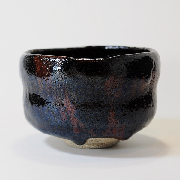 姥ヶ餅焼 黒茶碗