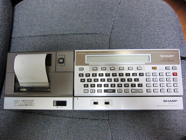 通電確認のみ】SHARP ポケコン プリンター PC-1500/CE-150