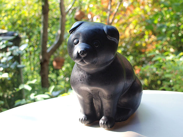かわいいモノ Vol.10 伝運慶作「木彫りの狗児」 京都市右京区 | 義犬