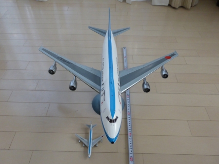 1/100スケールのANA 747初号機JA8133を制作してみました． | JA8094's