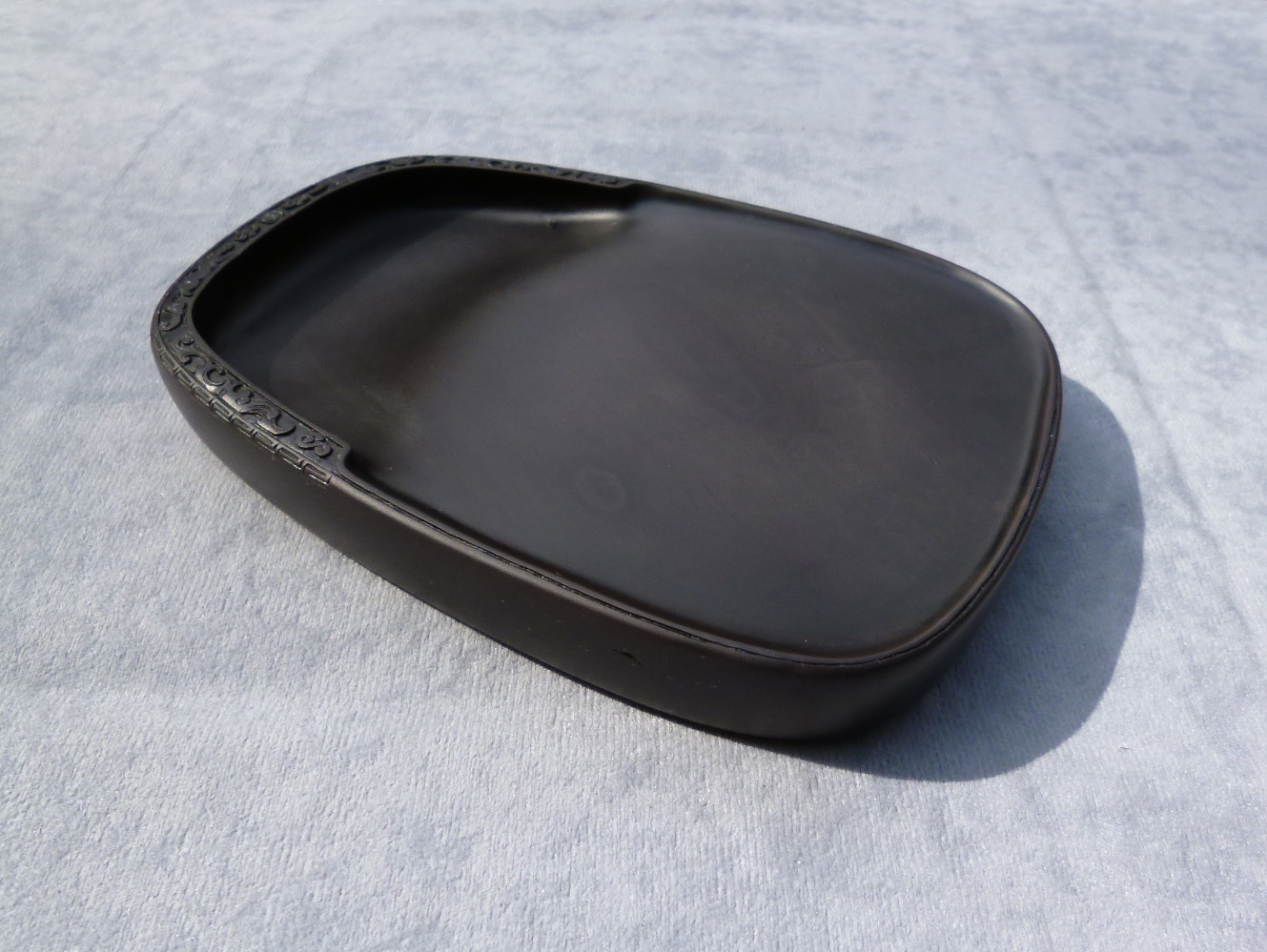 硯 天降鴻福硯 エン脂 金暈書道具硯 すずり 端溪硯 水岩 文房四寶 端渓