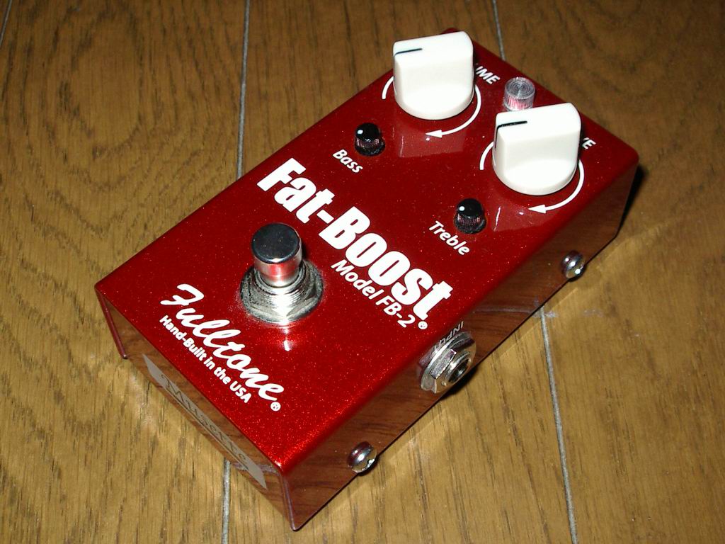 fulltone fat boost 初期型 ブースター fulltone fat boost 初期型