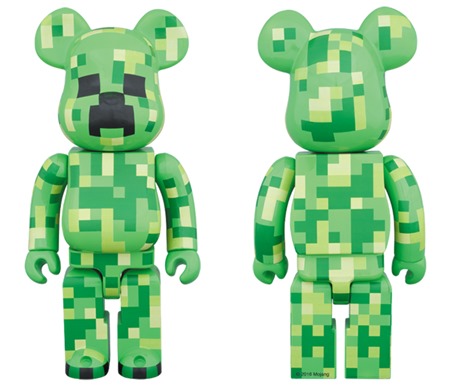 ♭BE@RBRICK ベアブリック マインクラフト CREEPER 400% マイン