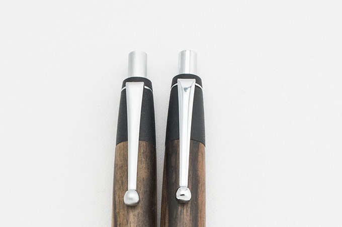 野原工芸 シャープペンシル とち杢 艶消しシルバー 野原工芸 シャープ