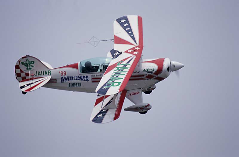 110 曲技飛行チーム AIROCK ステッカー 丸 ロック岩崎 3枚 110 曲技