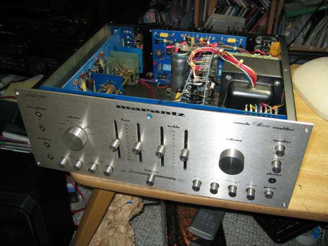 Marantz プリメインアンプ Model 1120型の修理