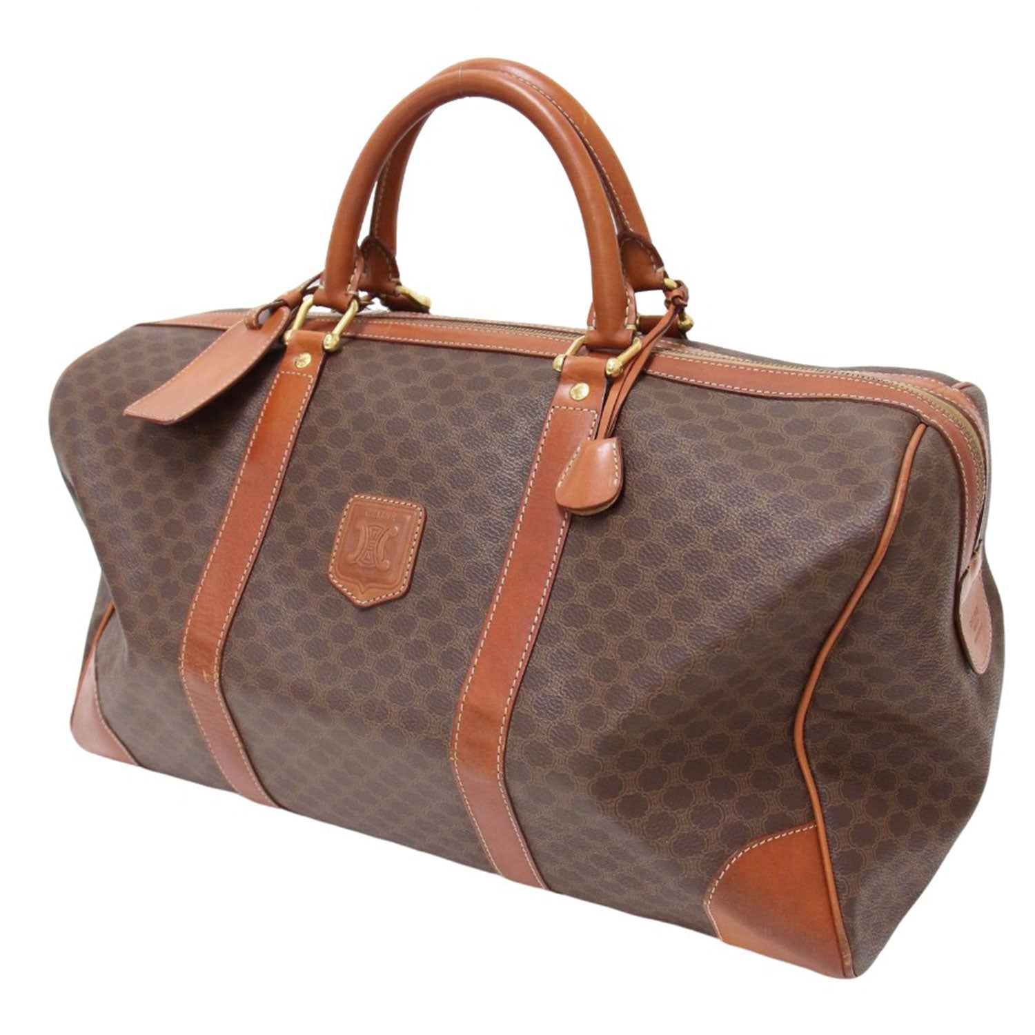 CELINE (セリーヌ) マカダム柄 ボストン バッグ / コーティング