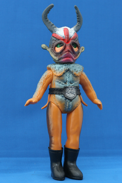 ポピー製 地獄サンダー ソフビ フィギュア 怪人 当時物 旧バンダイ