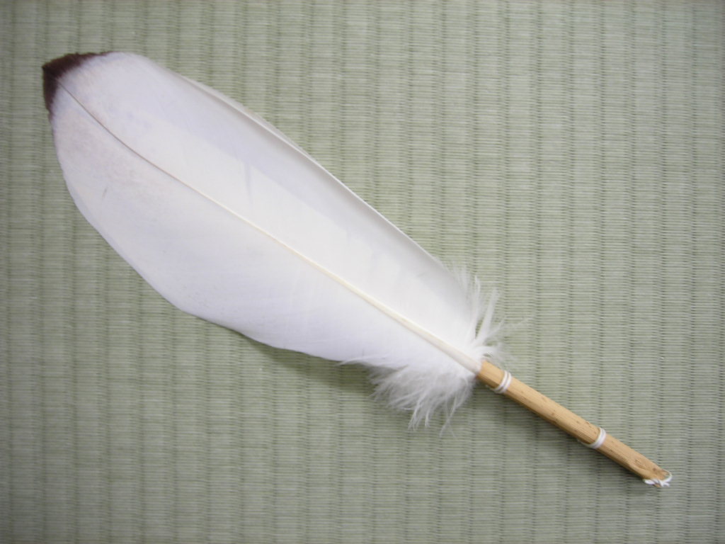 茶道具イロハ 6：羽箒 双羽 唐国鳥 唐君鳥： - 【茶道具・古美術】 静