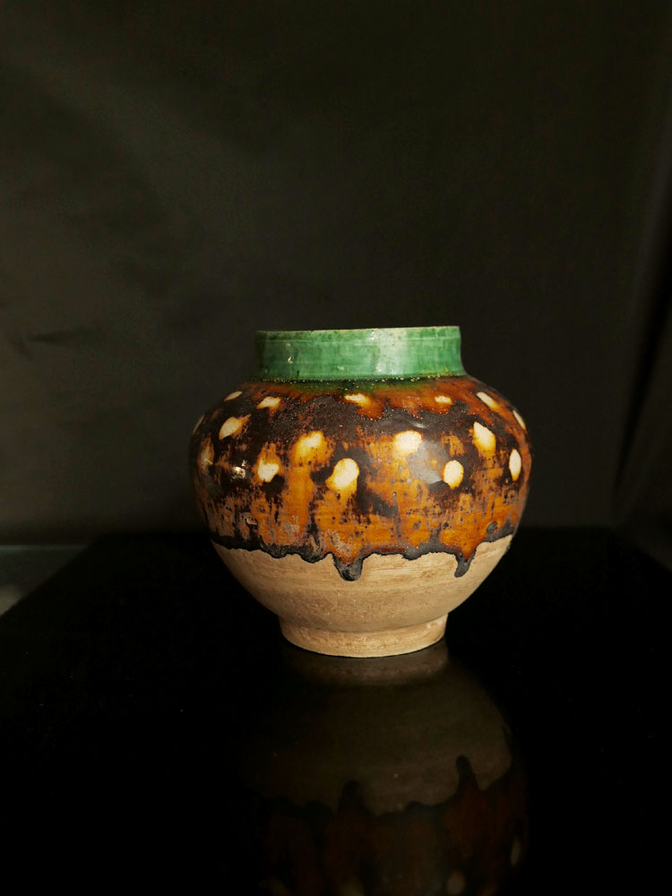 中国遼時代三彩花瓶 【公式通販】