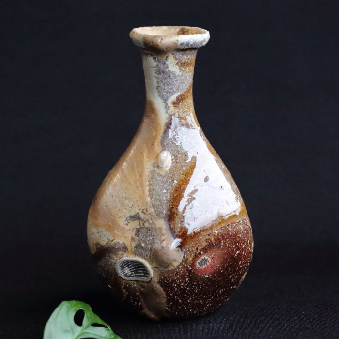 大岩智之 備前徳利 穴窯焼成 作家もの備前焼酒器 酒注ぎ 共箱