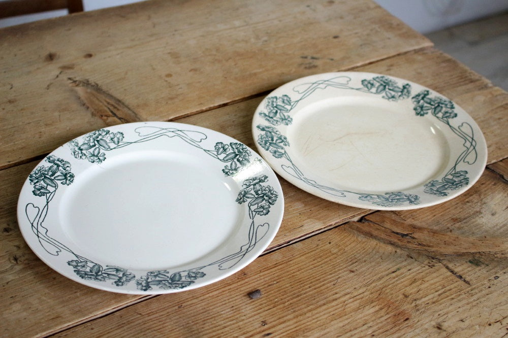 サルグミンヌ窯ディナープレート フランスアンティーク食器