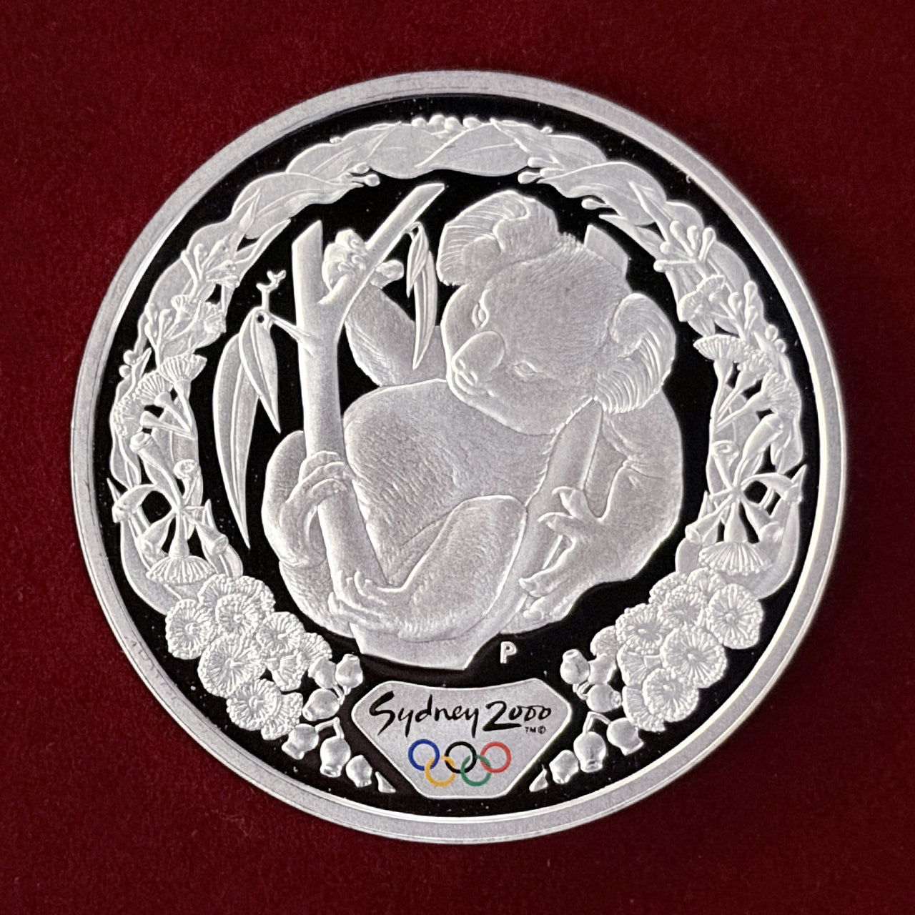 オーストラリア】シドニーオリンピック コアラとガムの花 5ドル 銀貨