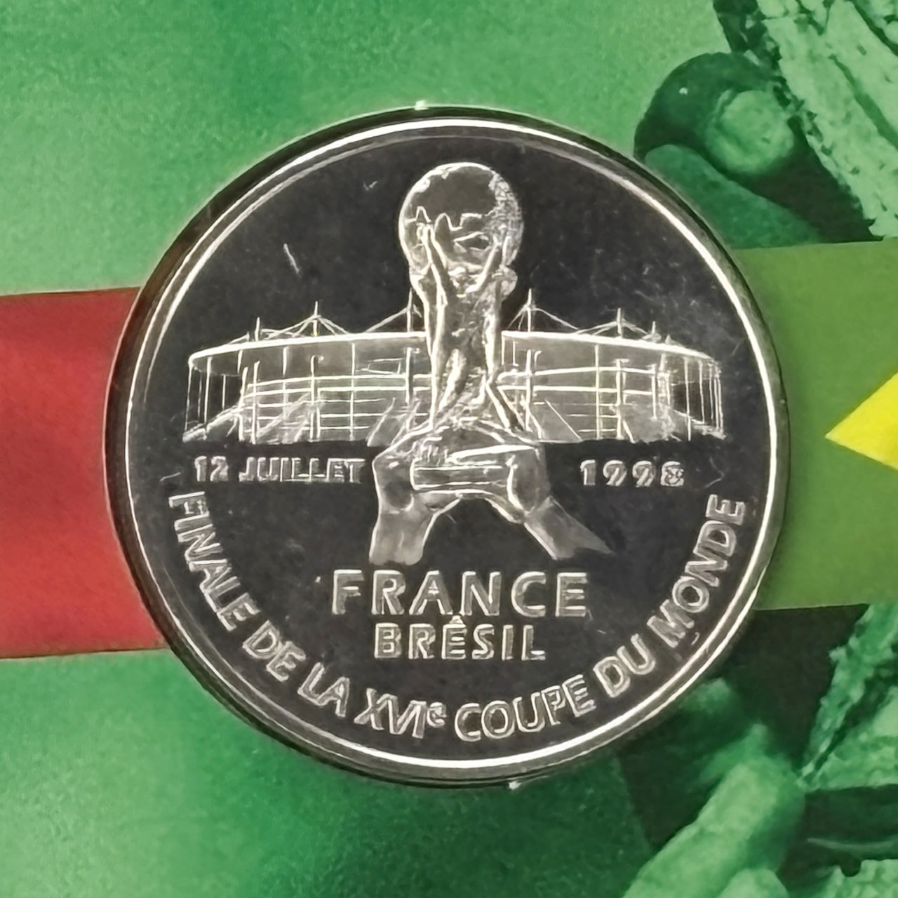 1998年ワールドカップフランス大会 公式記念 銀貨4種セット 1998年