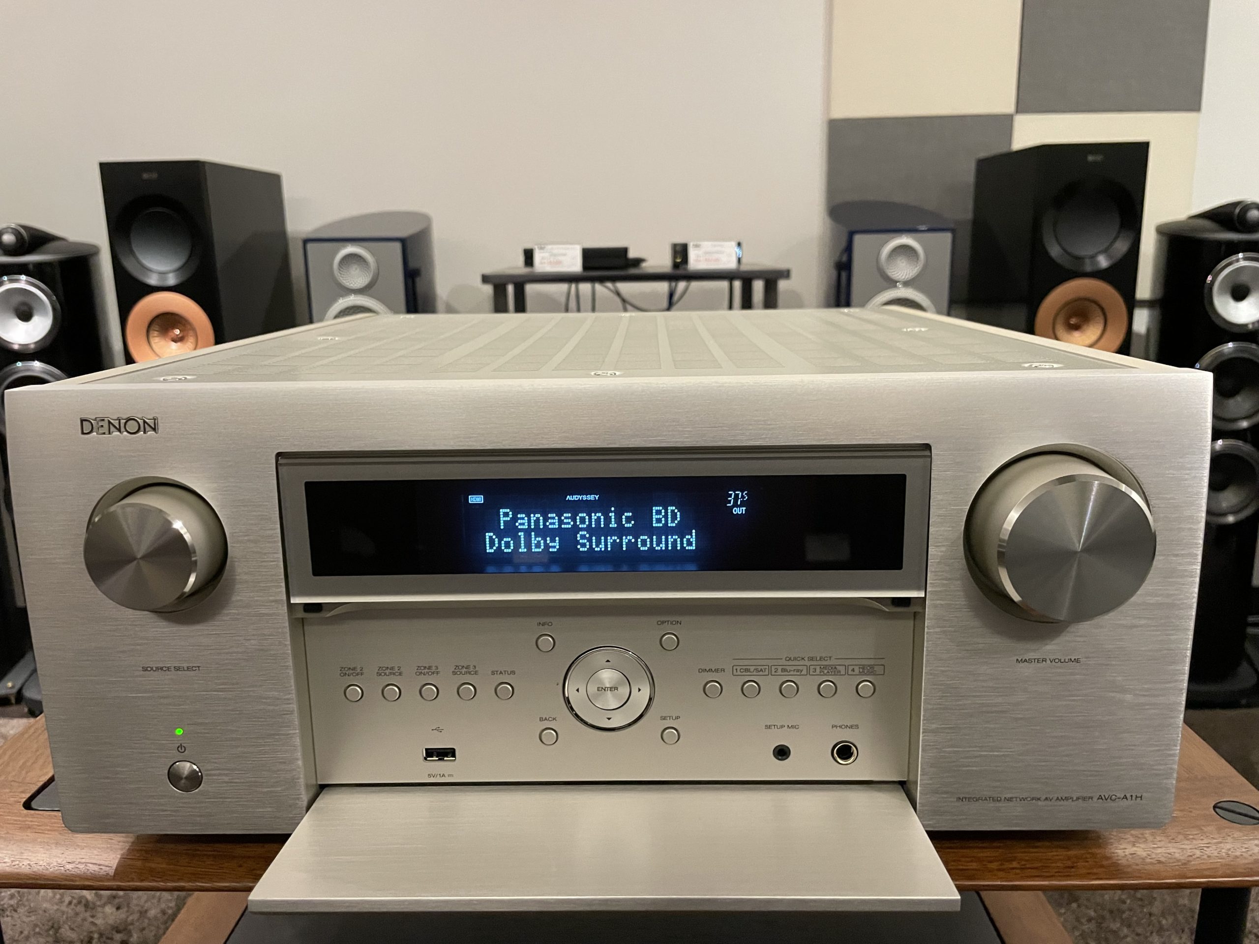 DENON 5.1CH ホームシアターシステム DHT-M370-M スピーカー DENON 5.1