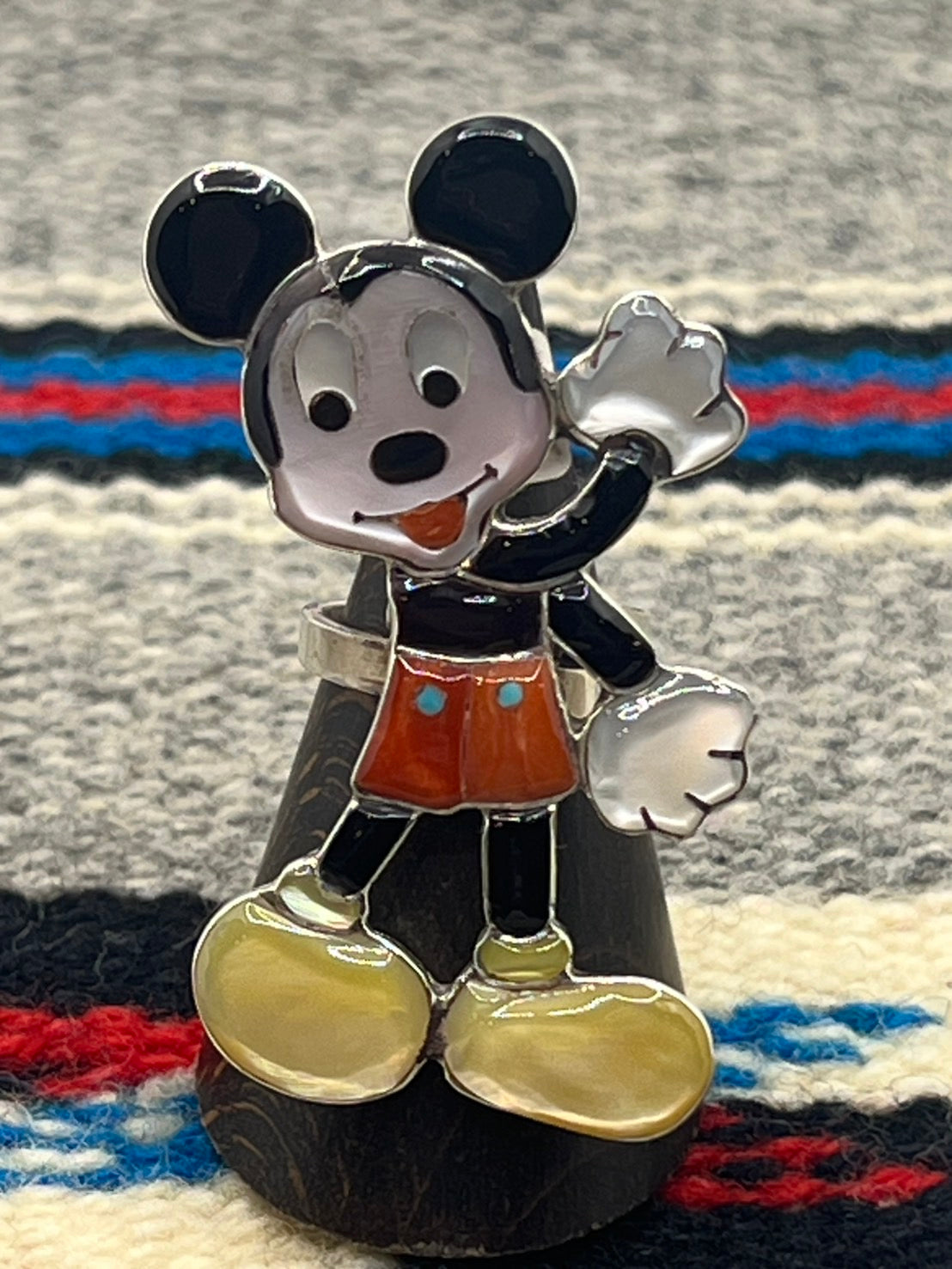 ZUNI DON DEWA】ミッキー顔リング13.5号