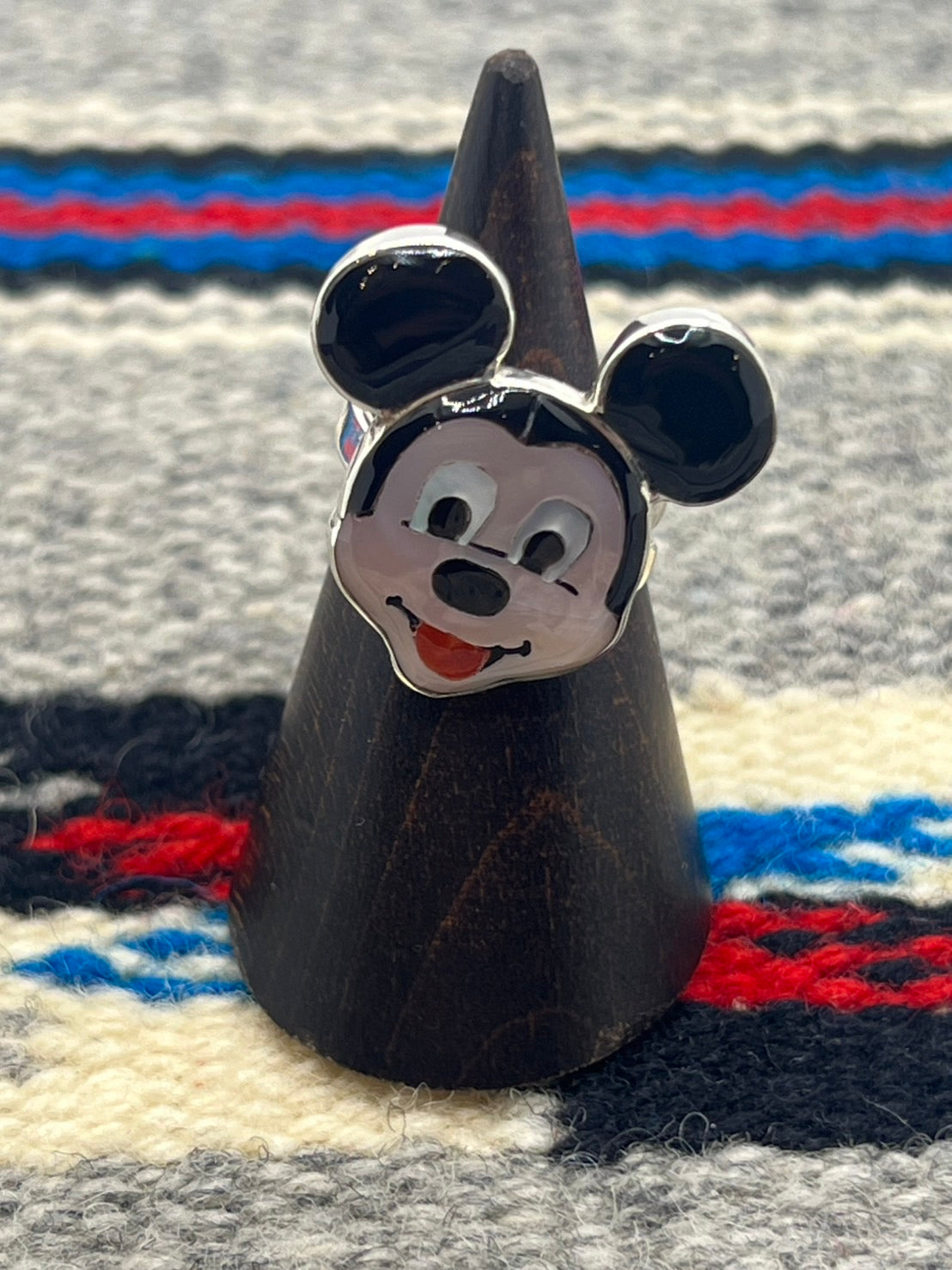 ズニ族 キャラクター リング インレイ インディアンジュエリー 安い